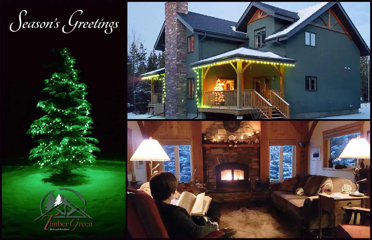 Happy Holidays from Timber Green Bed & Breakfast Happy Holidays from Timber Green Bed & Breakfast
